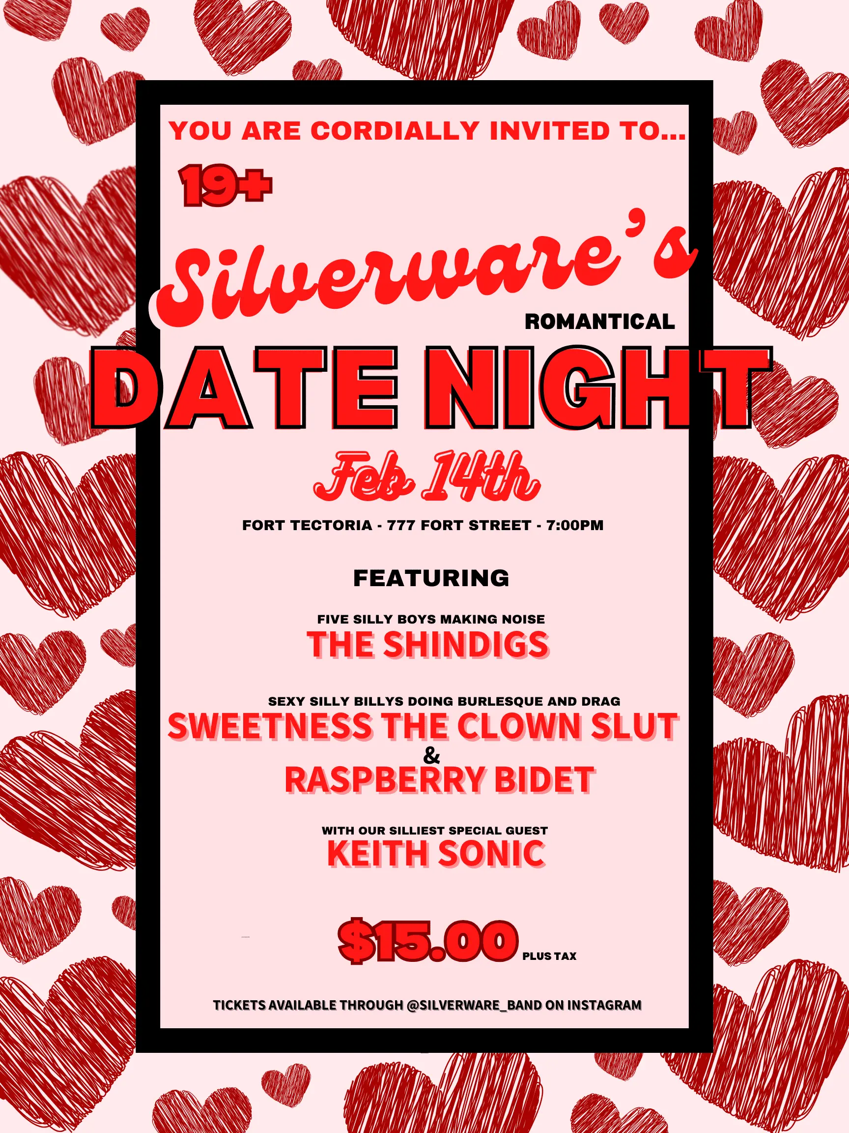 Silverware Valentines show poster
