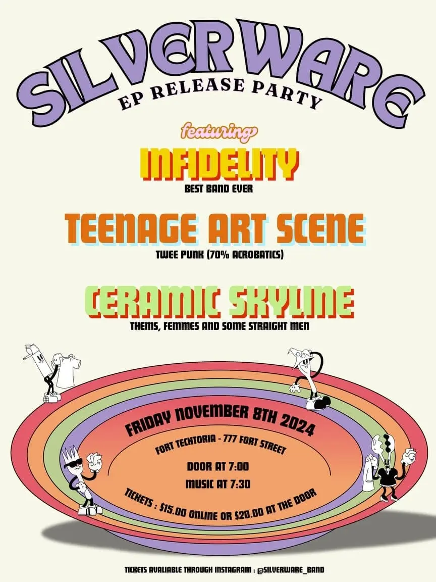 Silverware EP release Show poster